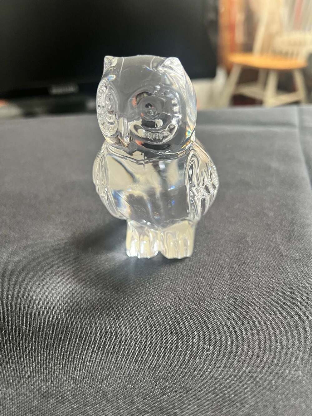 Princess House 24% Lead Crystal Owl Figurine Germany